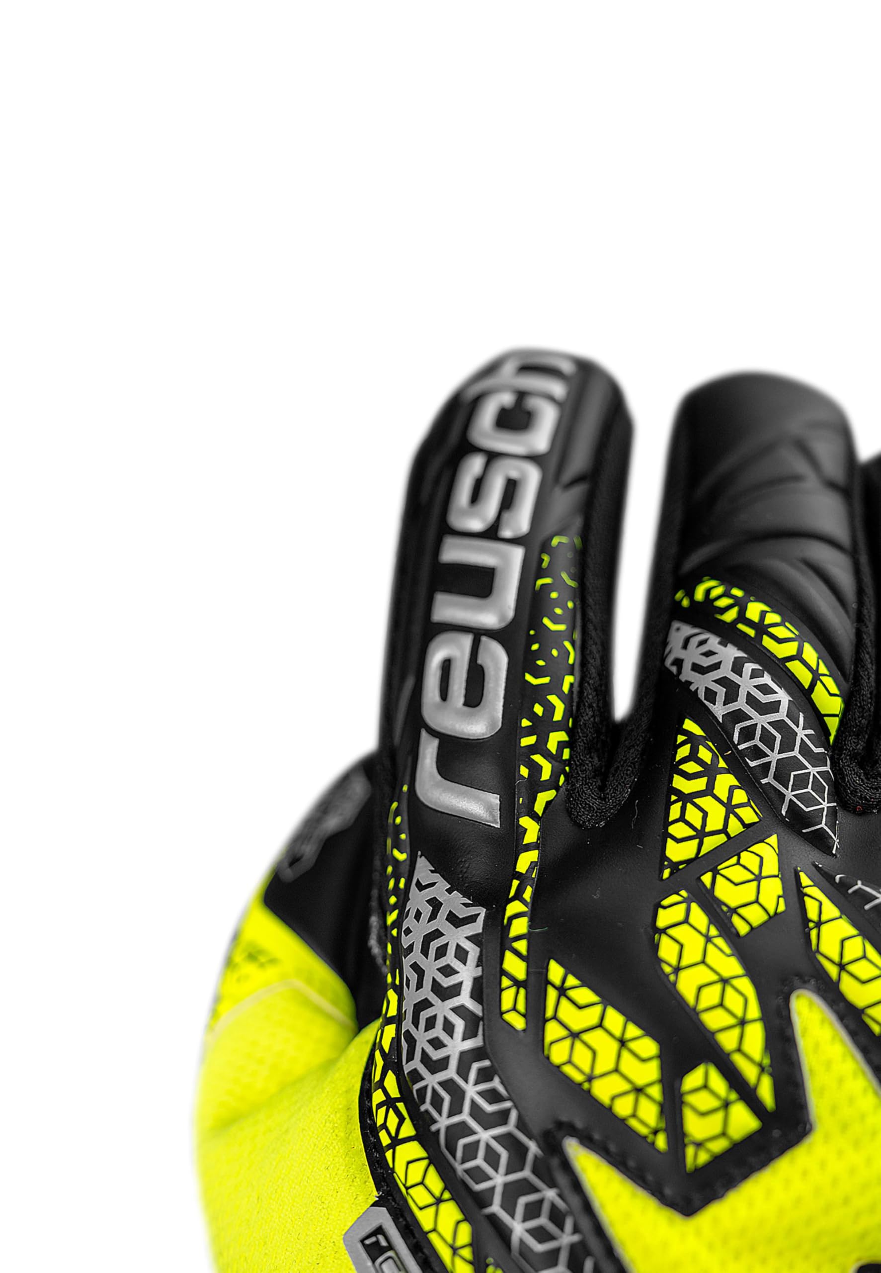 Reusch Torwarthandschuhe Unisex Erwachsene | starker Grip, sicherer Halt, Komfort & Kontrolle | atmungsaktiv & robust | für Training & Spiel | Rasen & Kunstrasen | Größe 7-11 | Attrakt Silver
