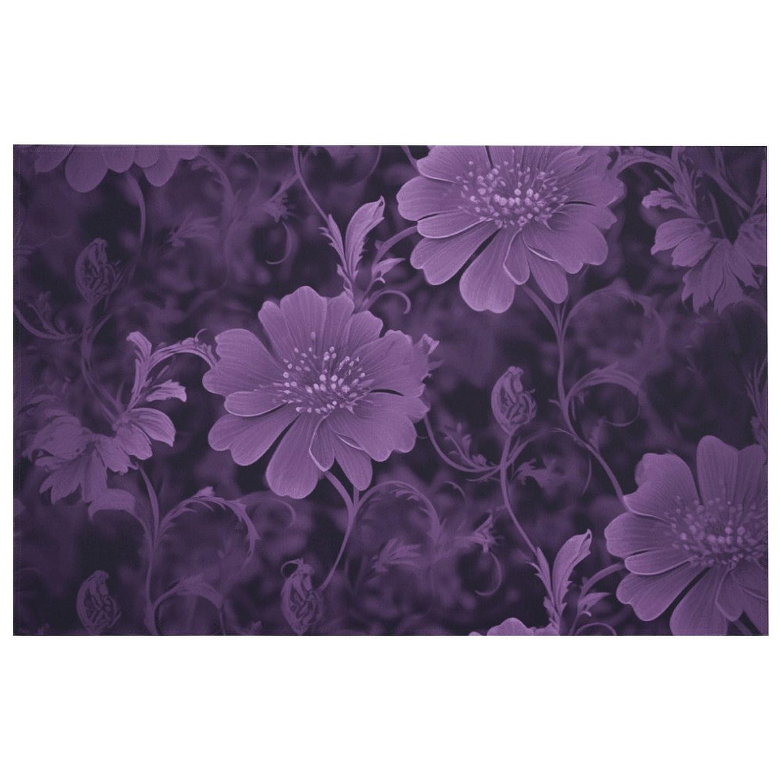 Tapis de sol moderne violet fini les glissades et la saleté dans l'entrée