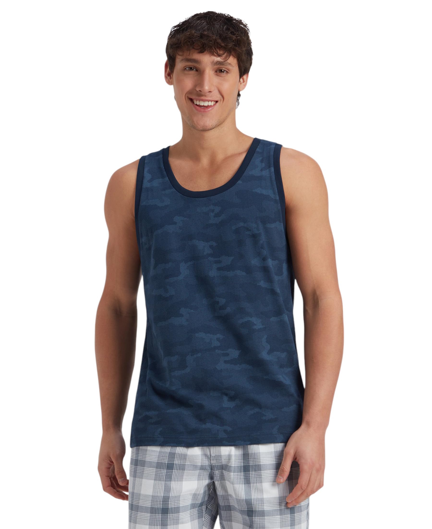 Jockey AM67 Men's Super Combed Cotton Blend Printed Tank Top-image-38
