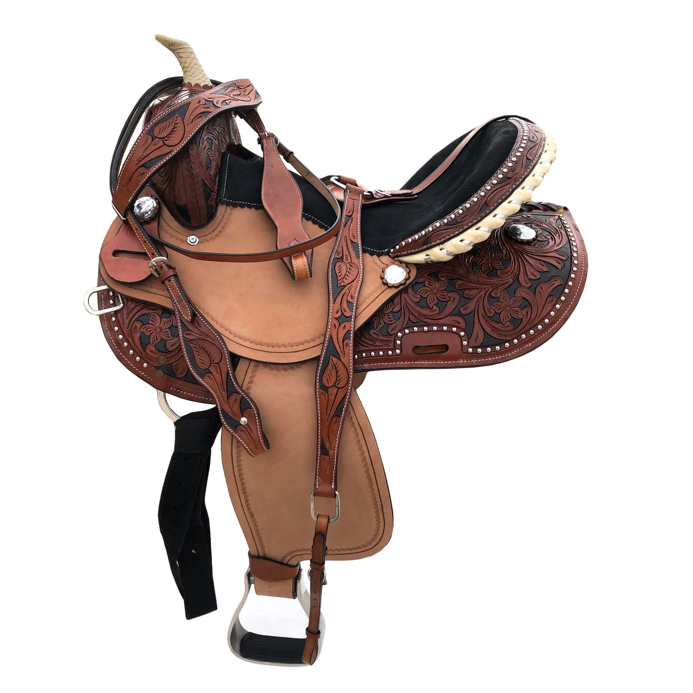 Vente en gros de cuir de haute qualité pour selle de cheval Western