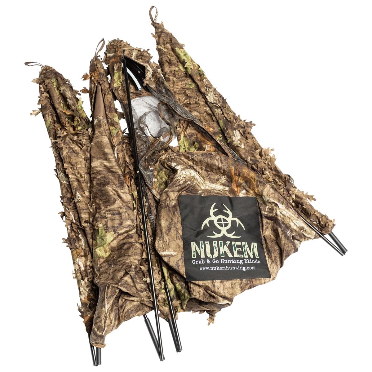 Store De Chasse Pop-up Nukem Grab & Go - Camouflage Chêne Mousseux, Léger, Portable, Neuf