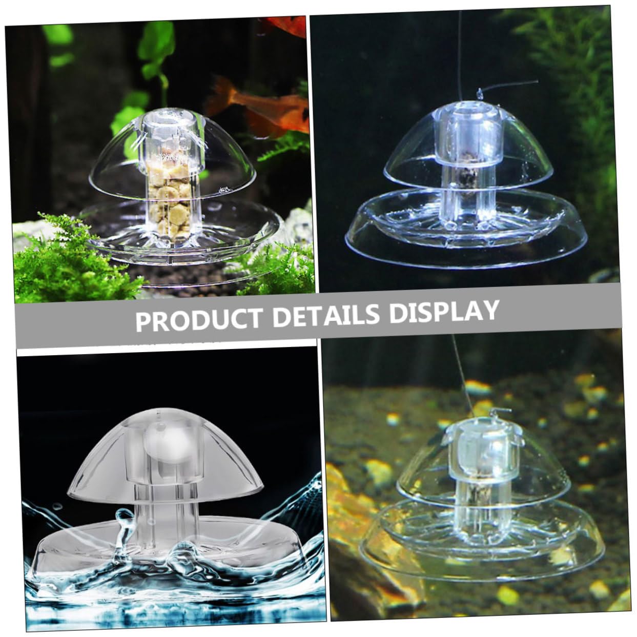 BESPORTBLE 12pièces Dispositif Transparent De Capture De Limaces pour Aquarium Attrapeur De Escargots Pratique pour Éliminer Nuisibles Réservoir Petit