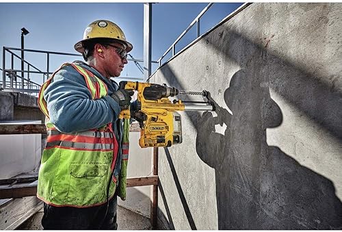 Miniatura 8 de DEWALT Extractor de polvo de martillo giratorio integrado para martillos SDS Plus de 1-1/8 pulgadas (DWH304DH)