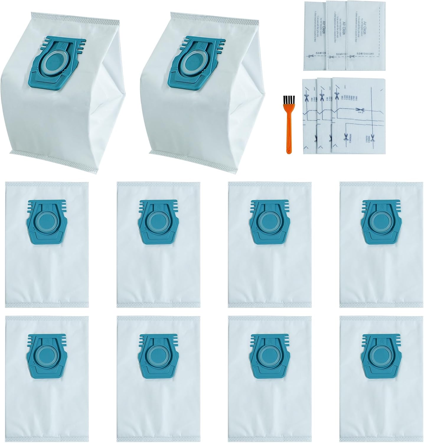 10 Pack Cleaner Bags Replacement for Miele Guard M1 L1 S1 Series Vacuum Cleaners,3 Filters,1 brush