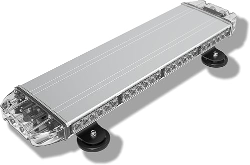 Barra de luces LED Condor TIR con soporte magnético, de perfil bajo, para techo de vehículos, de 3 vatios, luz de emergencia, de 23 pulgadas, Rojo disponible en Yaxa Colombia