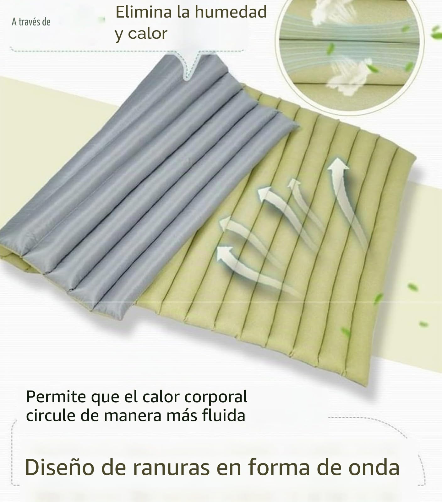 Colchón Antiescaras de Decúbito para Ancianos, Colchón de Presión Alterna, Camas de Hospital para Personas Mayores Encamadas de Larga Duración, Cuidado del Paciente L95×W70cm