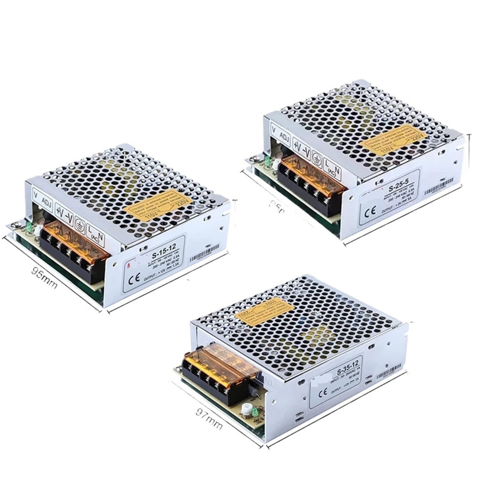 Alimentation LED 5V S-35W-5V pour stopper la surchauffe des transformateurs