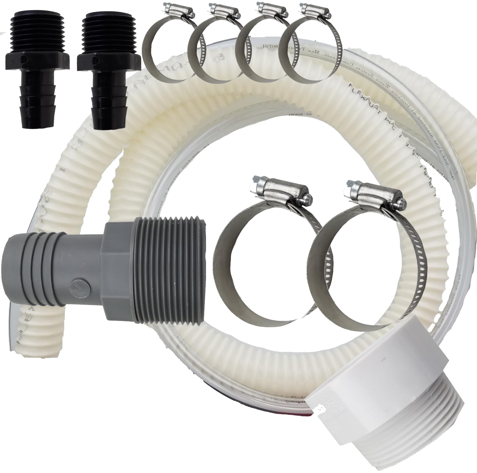 T3500BPK-P Tanque de agua dulce para RV, tanque de almacenamiento de agua potable para beber, cocinar, limpiar, ducharse, para campistas, remolques, autocaravanas, caravanas, concesión (tanque, bomba