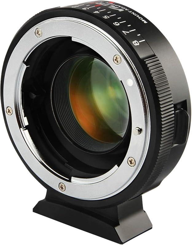 VILTROX NF-M43X Manual Focus 0.71x Reducer Speed Booster Lens Mount Adapter w/Aperture Control for Nikon G D Lens to M4/3 Mirrorless Camera GH5 GH4 GF9 GX85 GX8 E-M5 E-M10 E-PL3 Pen-F BMPCC