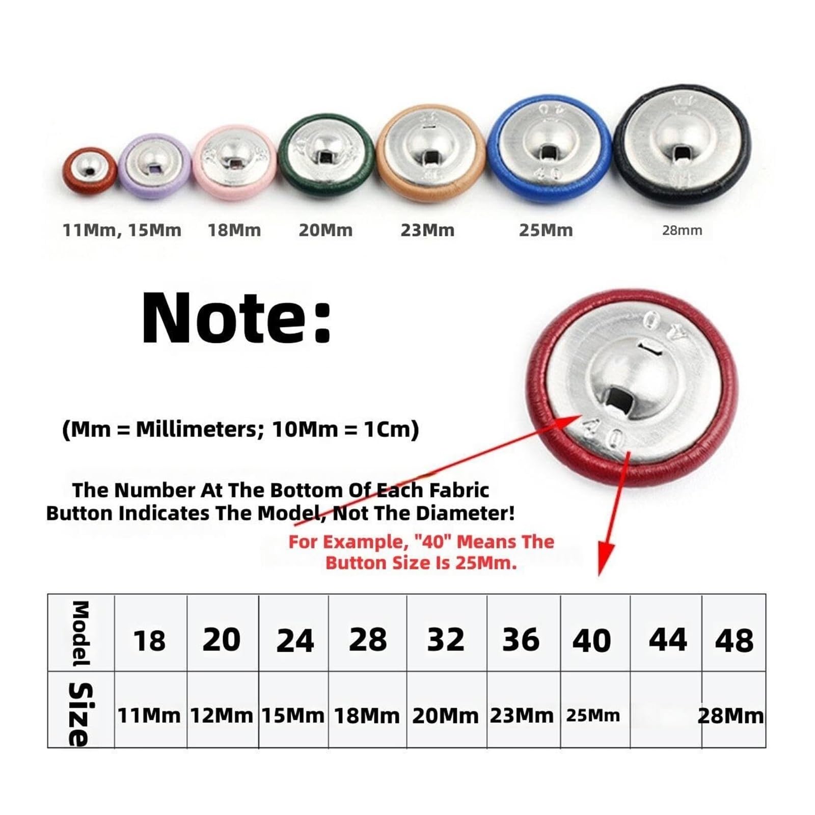 Botones de cuero 100 botones redondos de piel sintética para decoración de ropa, sofá, manualidades
