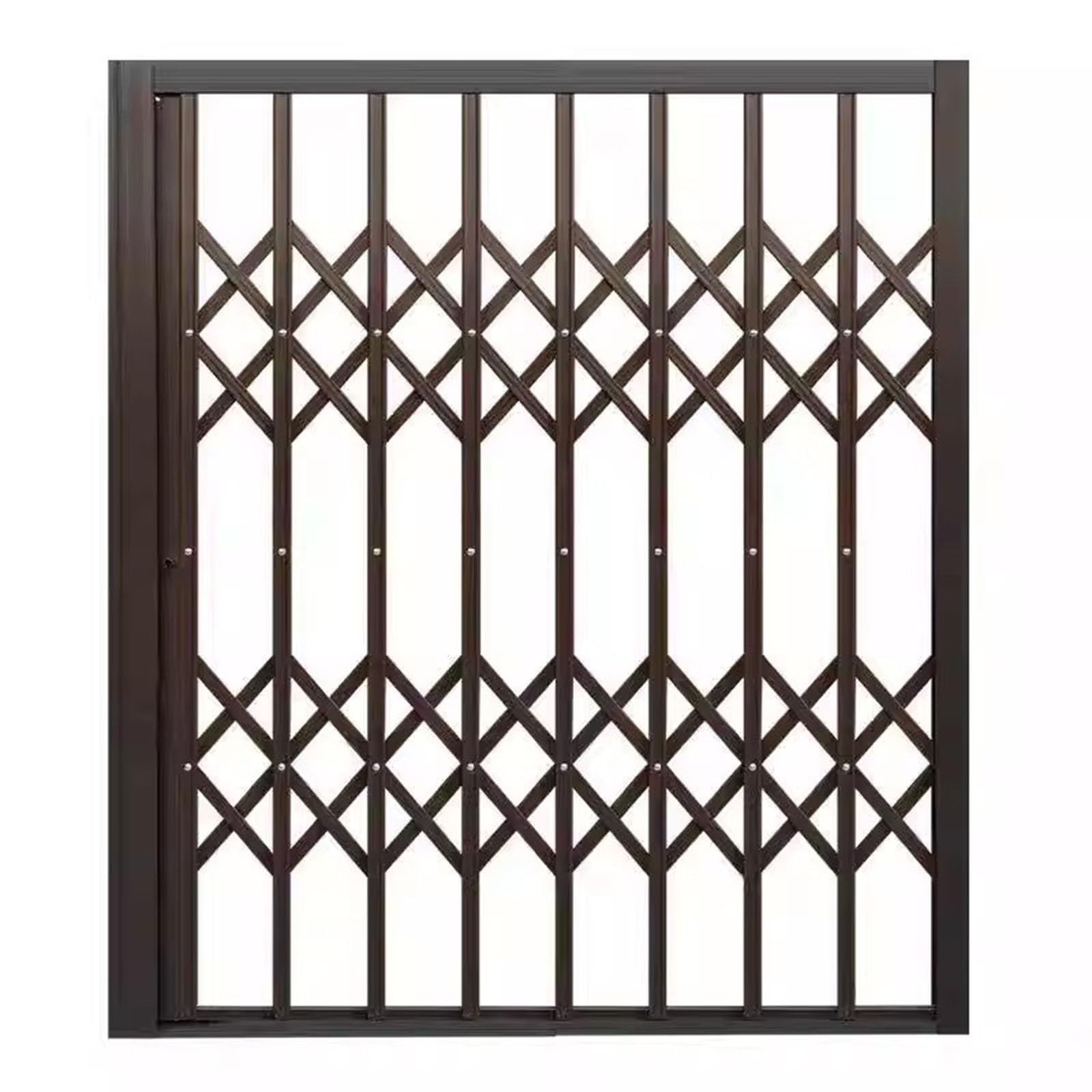 Ventana Plegable Antirrobo De Aluminio. Reja Antirrobo Para Ventanas. Reja De Seguridad Personalizable Para Ventanas De Dormitorios Y Fábricas(30x24in/75x60cm)