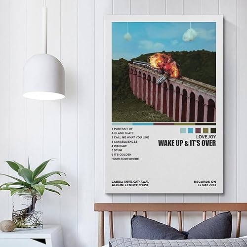 Miniatura 5 de Gaoku Lovejoy - Póster de Wake Up & It's Over para portada de álbum, pintura decorativa, lienzo, arte de pared, póster de sala de estar, dormitorio,