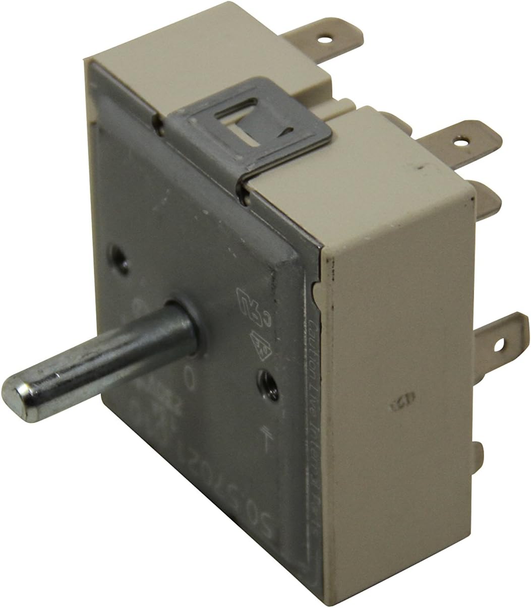 White Westinghouse Cookers Homark Nardi Design Hob Energy Regulator. Genuine part number 040899009905R