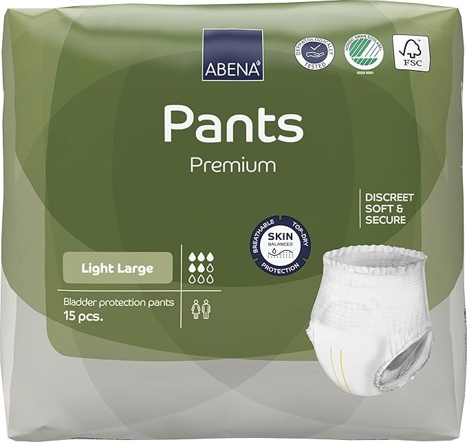 Abena Incontinence Pants Light, EcoLabelled Incontinence Pants for Men