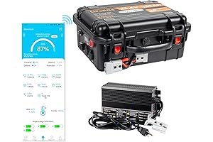 24V 100Ah Lithium Battery with Bluetooth Monitoring and Low-Temperature Cut-Off