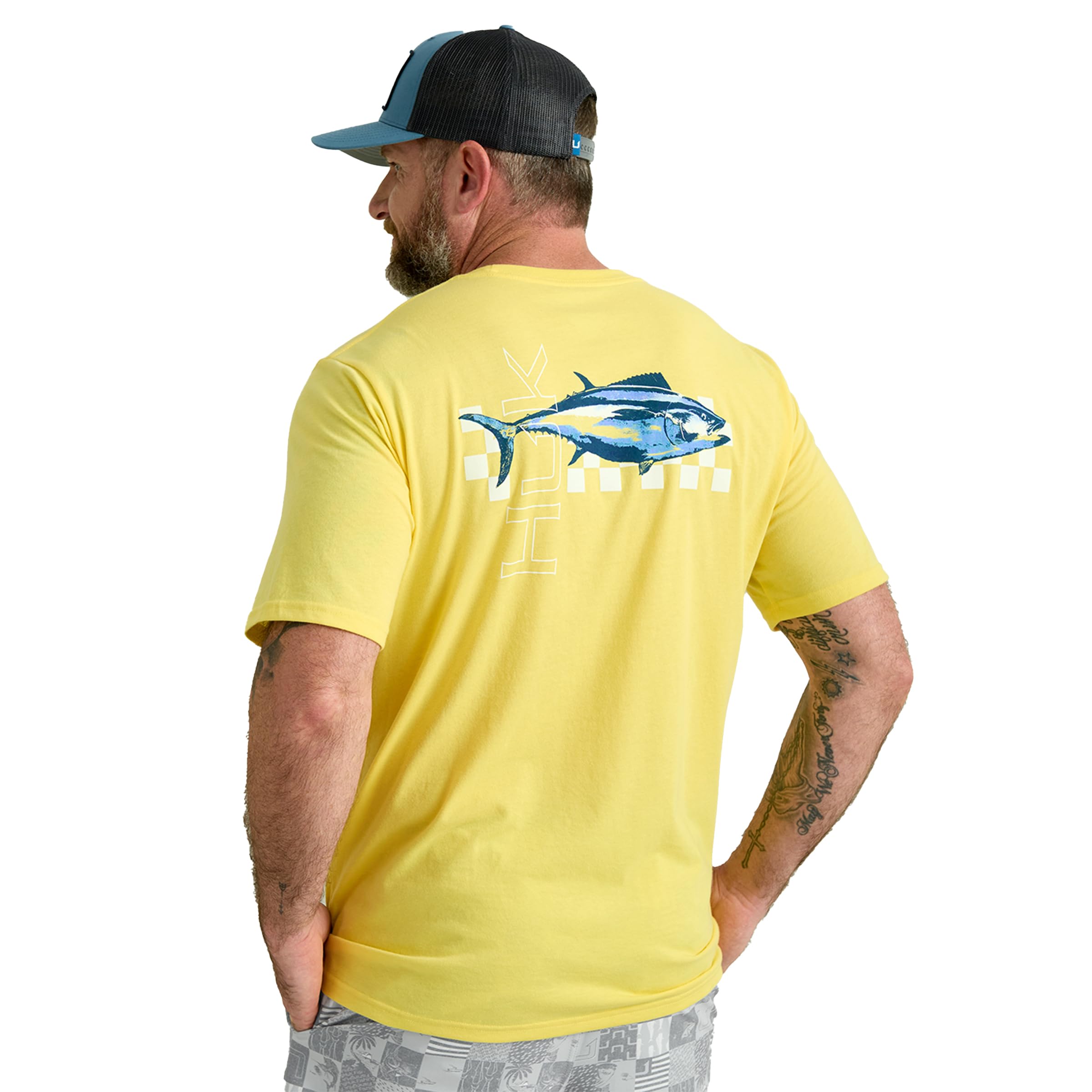 HUK Mens Performance Fishing Logo Tee, Short Sleeve T-Shirt for Men — view 114