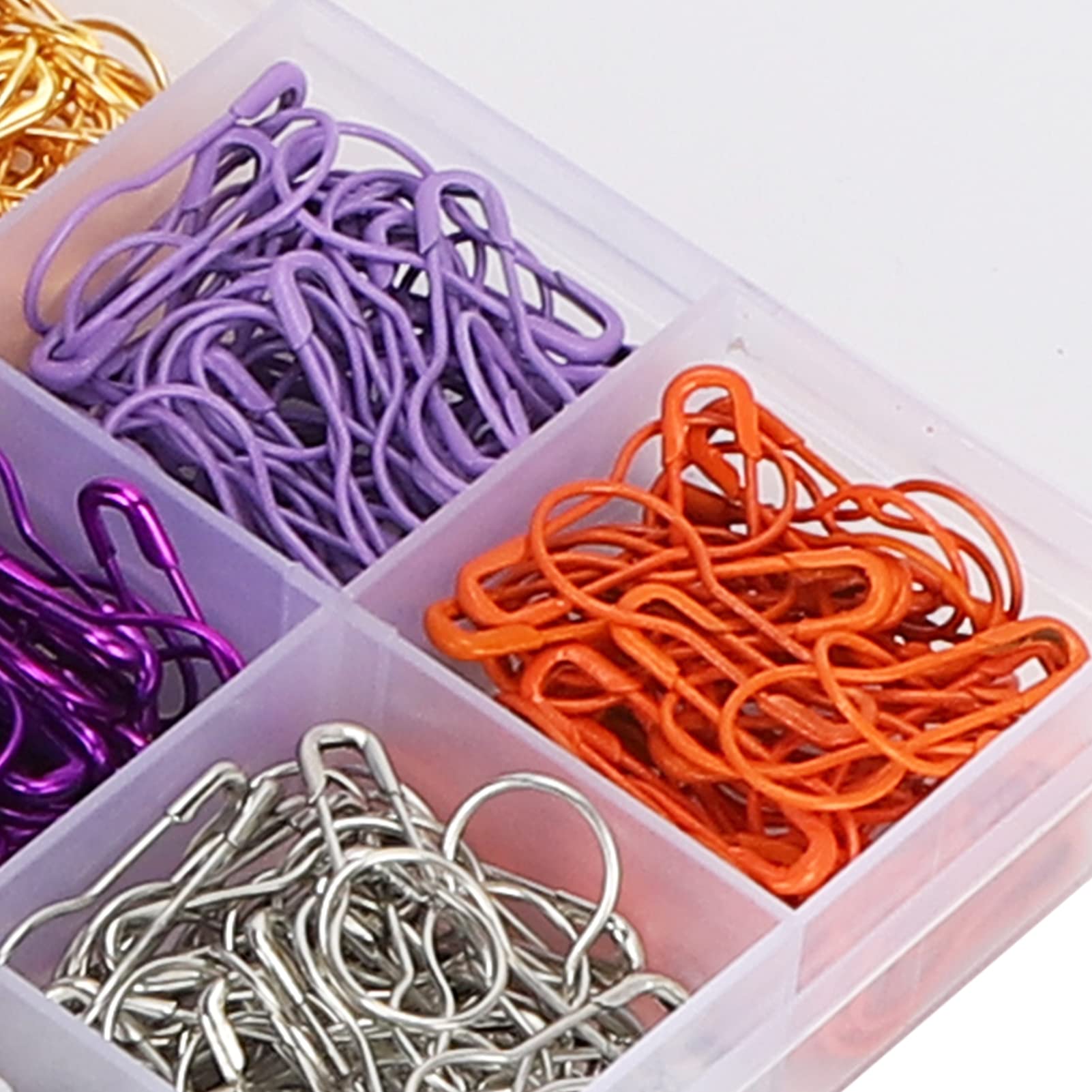1000 Spille Da Balia Metalliche Colorate A Forma Di Zucca | Per Cucito, Uncinetto E Fai Da Te - 6