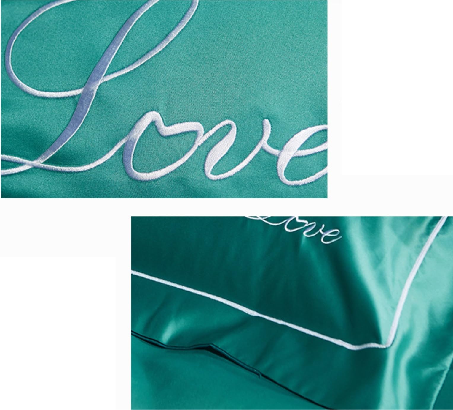 Juego de Cama Juego Sábanas Juego De Funda Nórdica Para Cama De 4 Uds., Juego De Cama Con Sensación De Seda Satinada, Funda Nórdica Para Cama Individual Y Doble, Color Sólido Juego Sabanas Juego de Sá