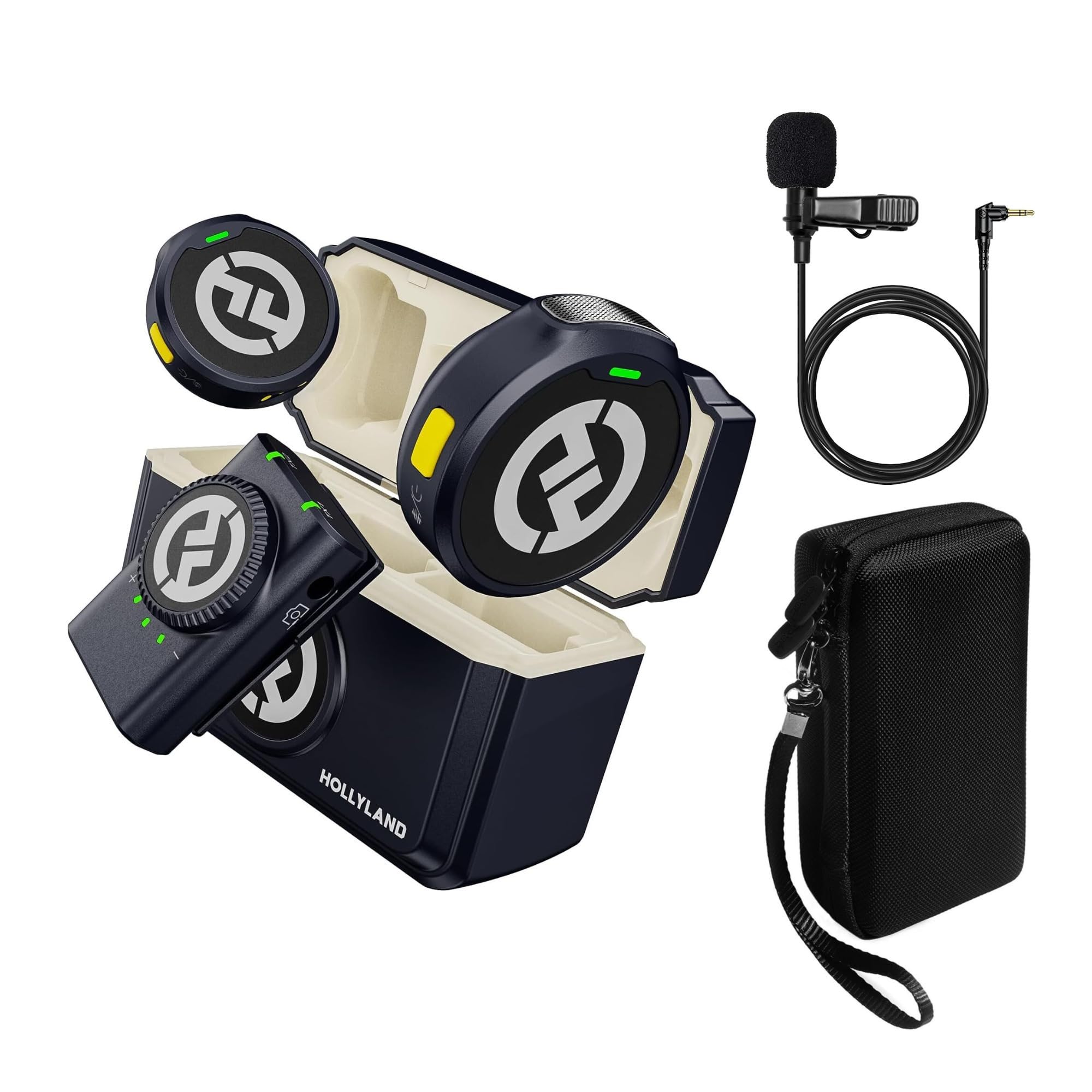 Takaページ　　HOLLYLAND  LARK  M2 Amazon.com: Hollyland LARK M2 DUO 2-Person Wireless Camera-Mount