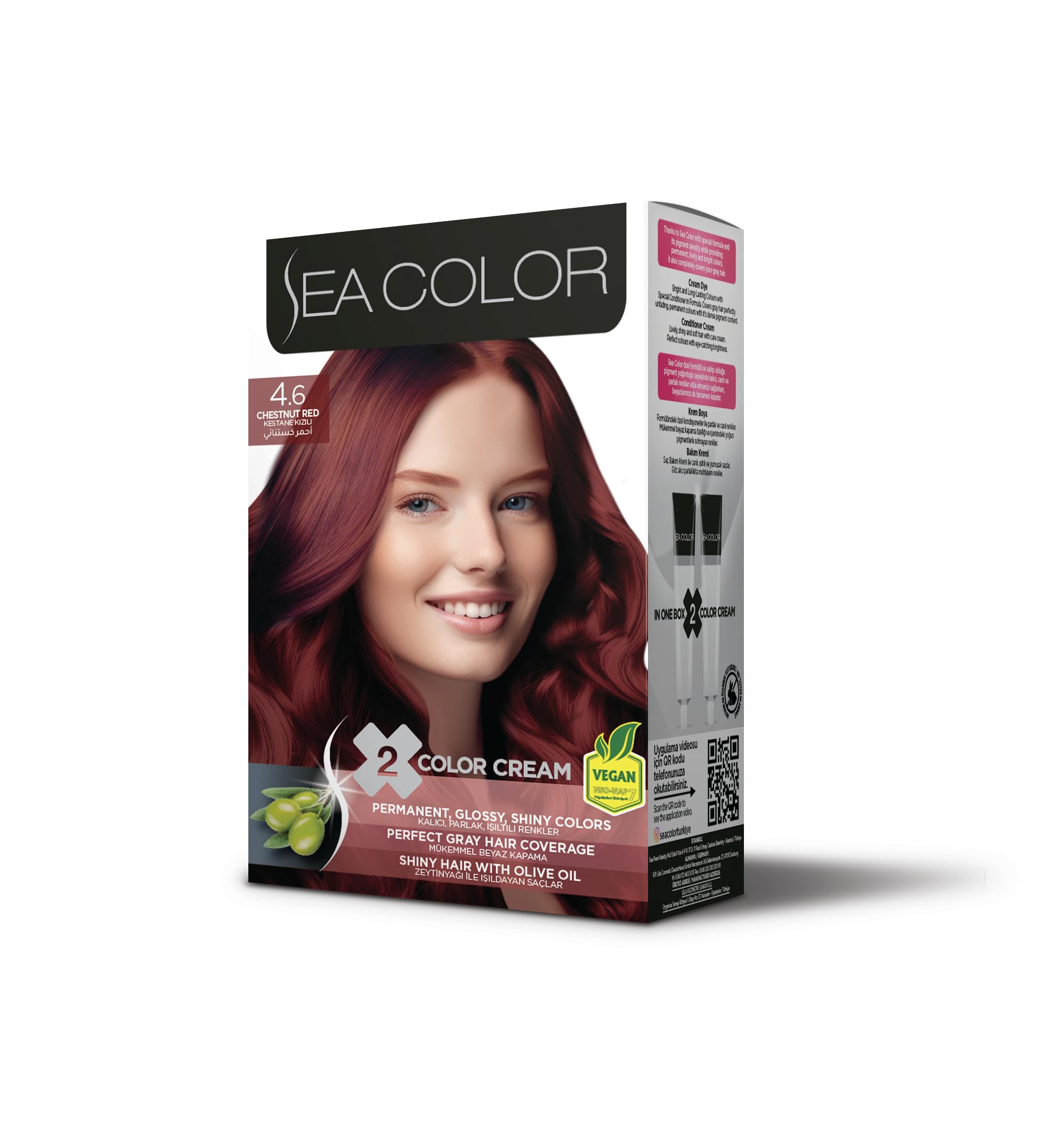 SEA COLOR 4.6 Kestane Kızılı Set Boya