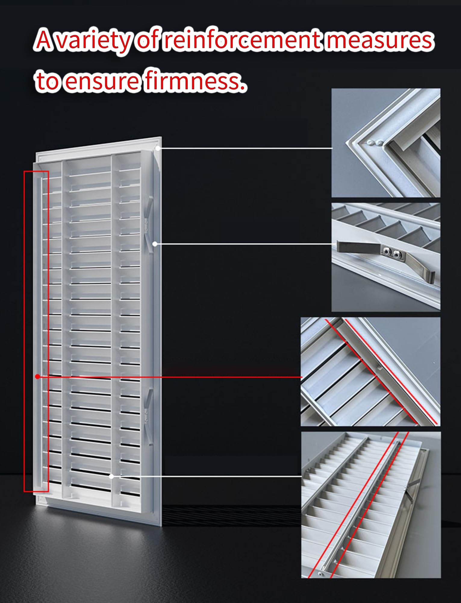 Rejilla de ventilación de aluminio para armario de cocina y puerta, cubierta decorativa con rejilla