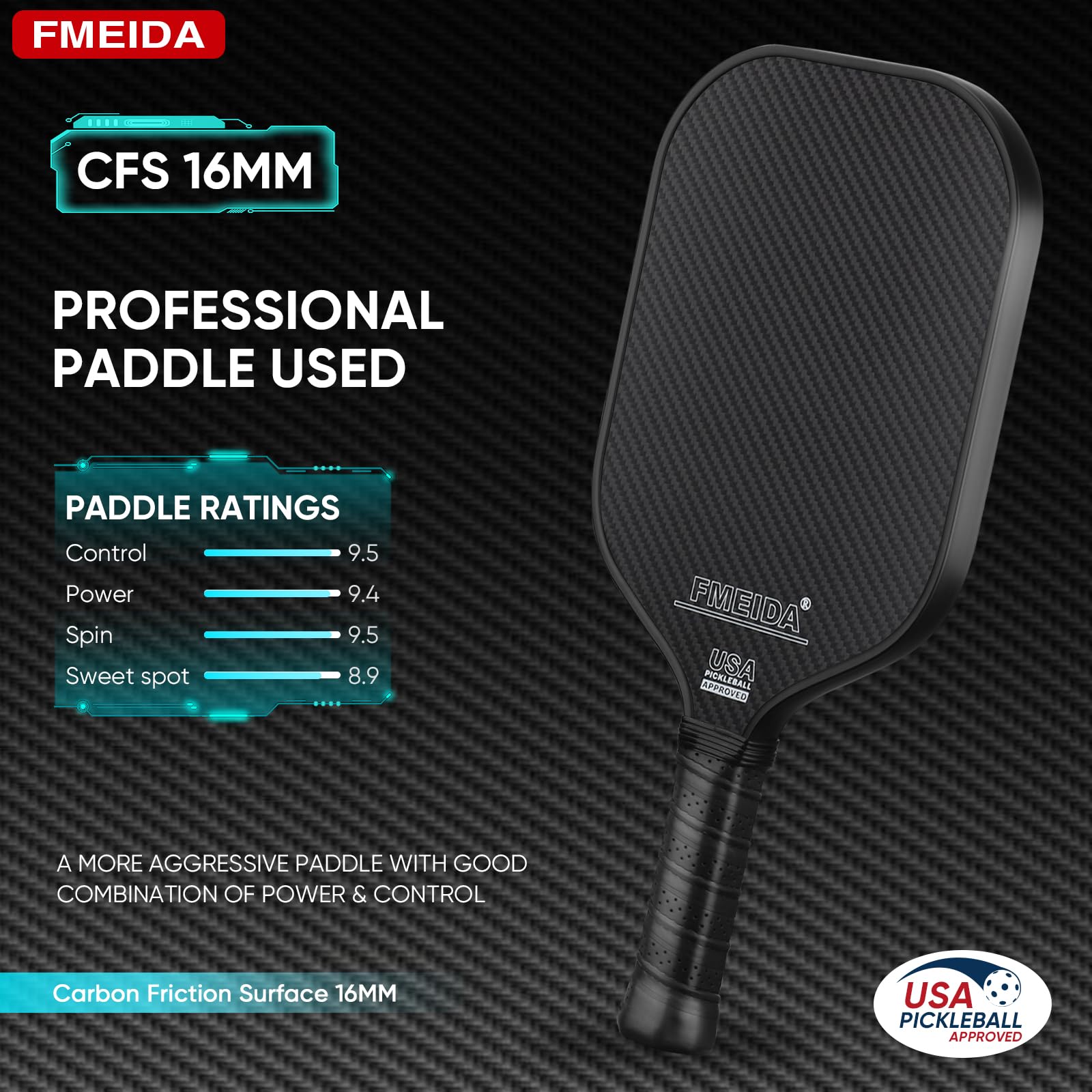 Amazon | ピックルボールパドル、USAPA承認ピックルボールパドル