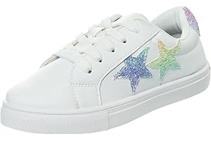 Fashion Sneakers for Girls – Lace Up Hook and Loop