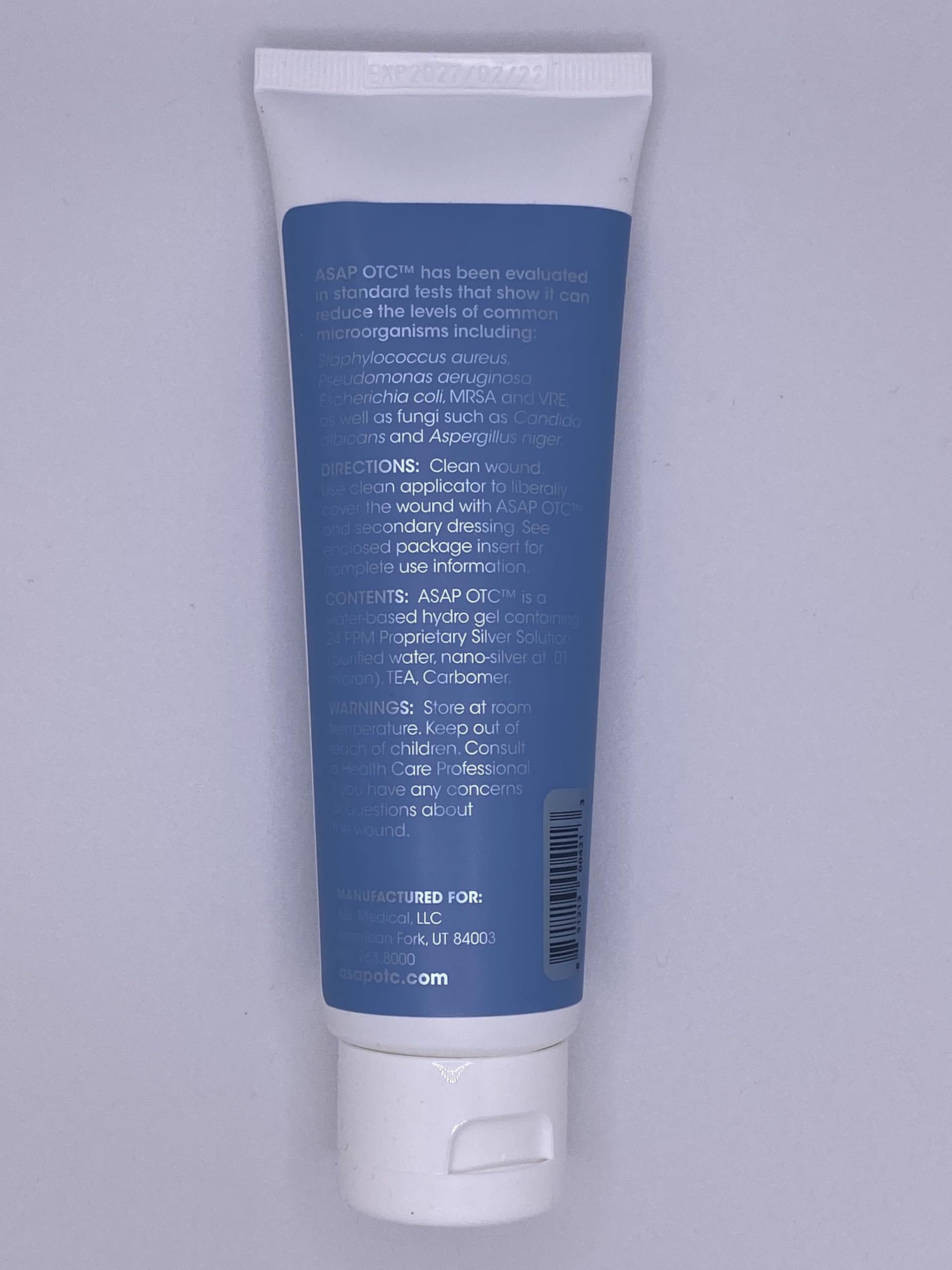 ASAP OTC Wound Dressing Gel by American Biotech Labs | SilverSol Ag₄O₄ 24 ppm Healing & Soothing Gel | 4 Oz — Amazon image 4