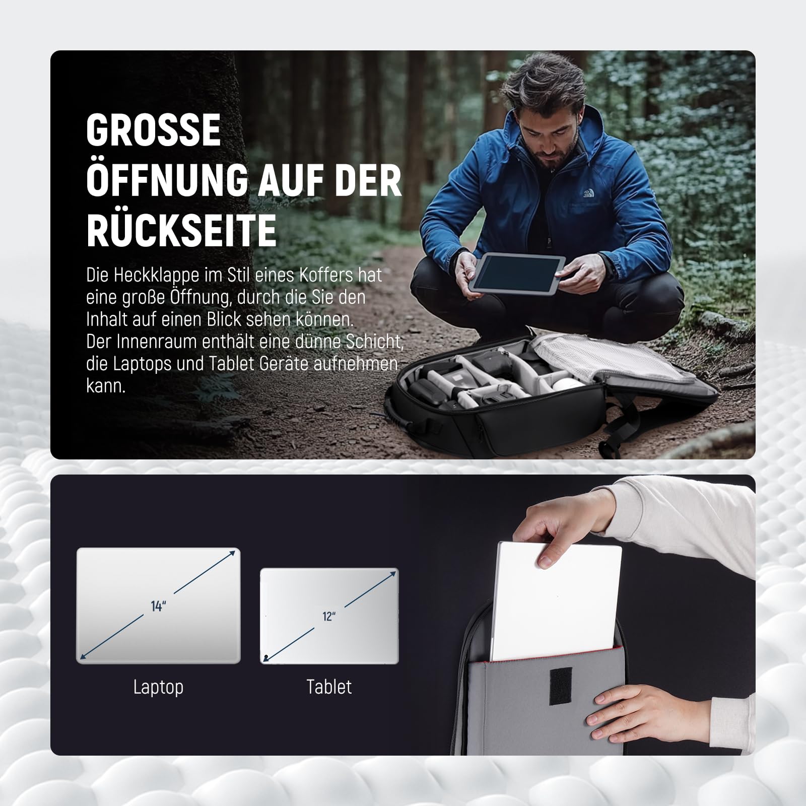 Neewer Basics Kameratasche für Fotografen 17.3" – Bild 4