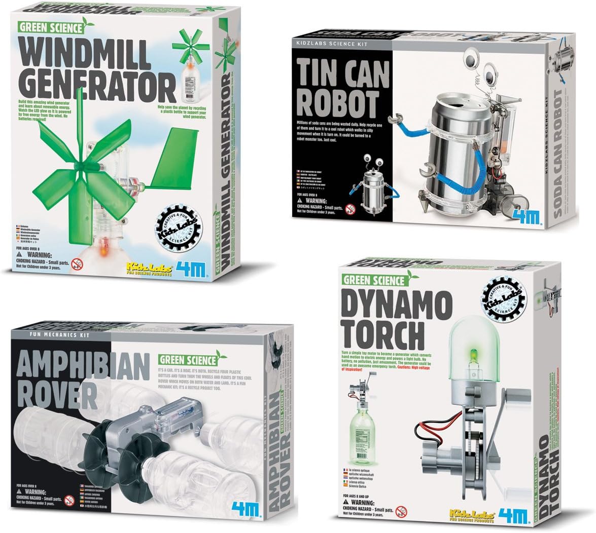Set of All 4 Green Science Kits