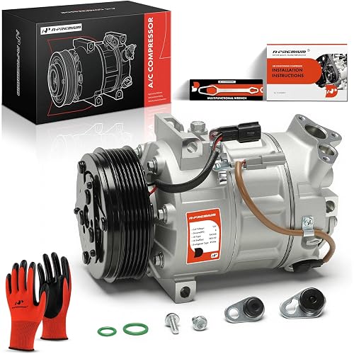 A-Premium Air Conditioner AC Compressor with Clutch Compatible with Nissan Altima 2.0L 2019 2020 2021 2022 2023, With DCS17EC Compressor, with 6-Groove Pulley