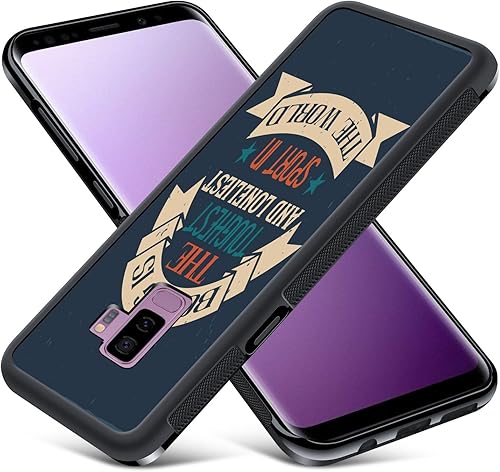 Miniatura 3 de Xioolia Case Compatible with Samsung Galaxy A8 Tire Case Designer Boxing-aa11 Pattern Black Rubber Full Body Protection Drop Protection Non-Slip