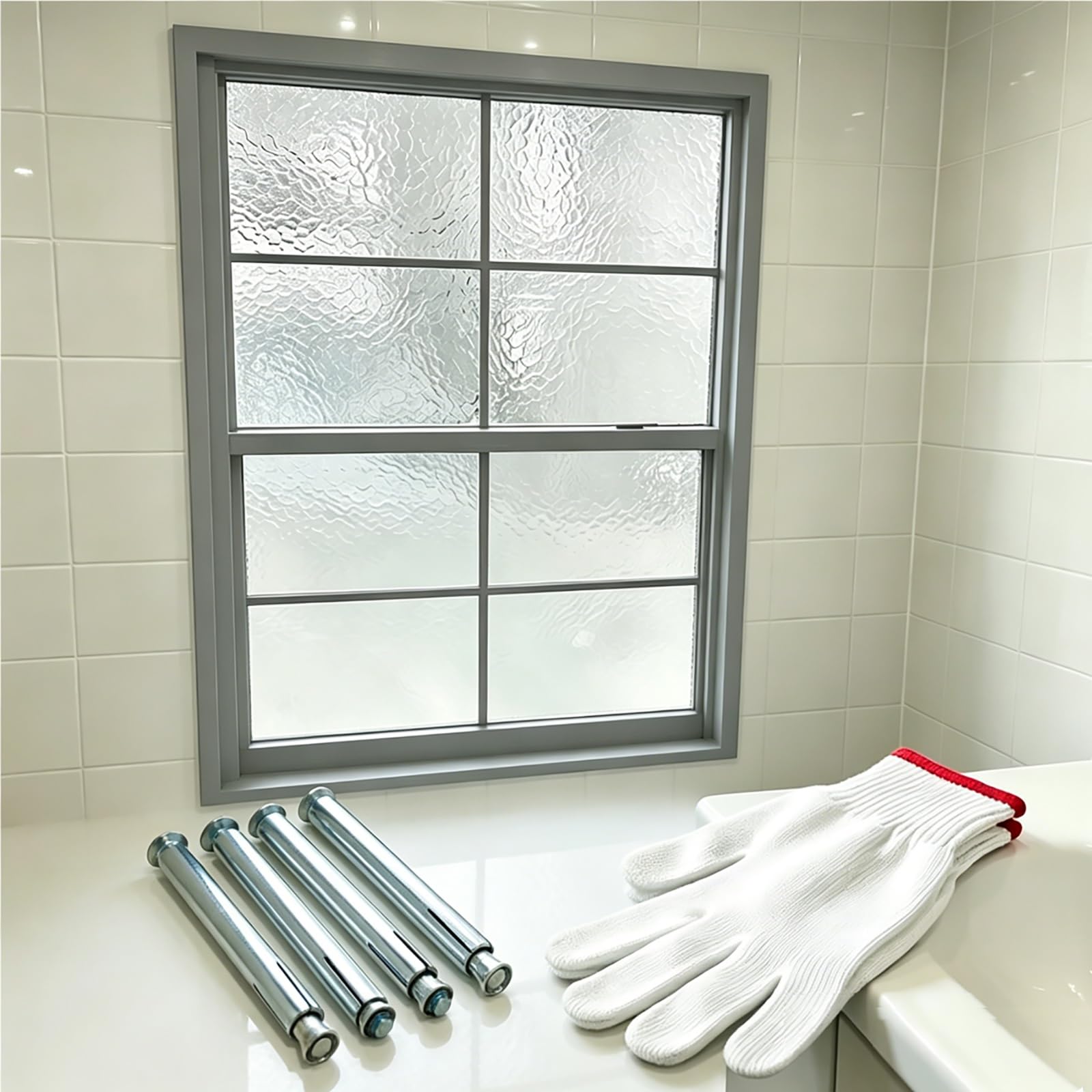 Ventana de aluminio colgante individual con aislamiento climático para casa