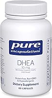Vista 1 de Pure Encapsulations DHEA 10 mg - Suplemento adrenal para apoyo inmune, metabolismo y equilibrio hormonal - con DHEA micronizada - 60 cápsulas
