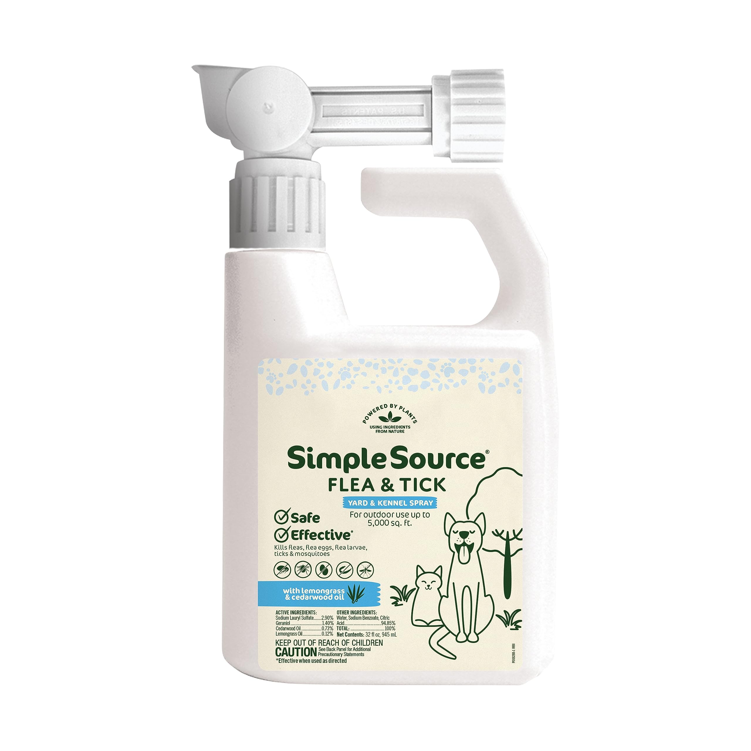 SimpleSource Flea & Tick Yard & Kennel Spray
