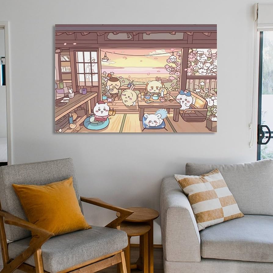 Amazon.co.jp: ちいかわ ポスター アートパネル 装飾画 アート