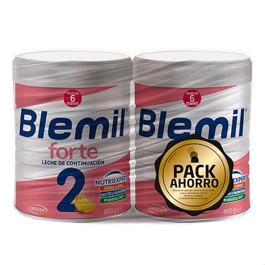 Blemil 2 Forte 2PACK | 1600g | Leche de Continuación en polvo para Bebé Desde los 6 Meses