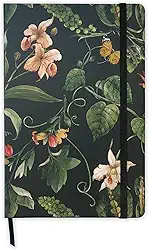 Caderneta 13x20 Flores - Pontilhada - Guio Art - Bullet Journal | Caderno pontilhado