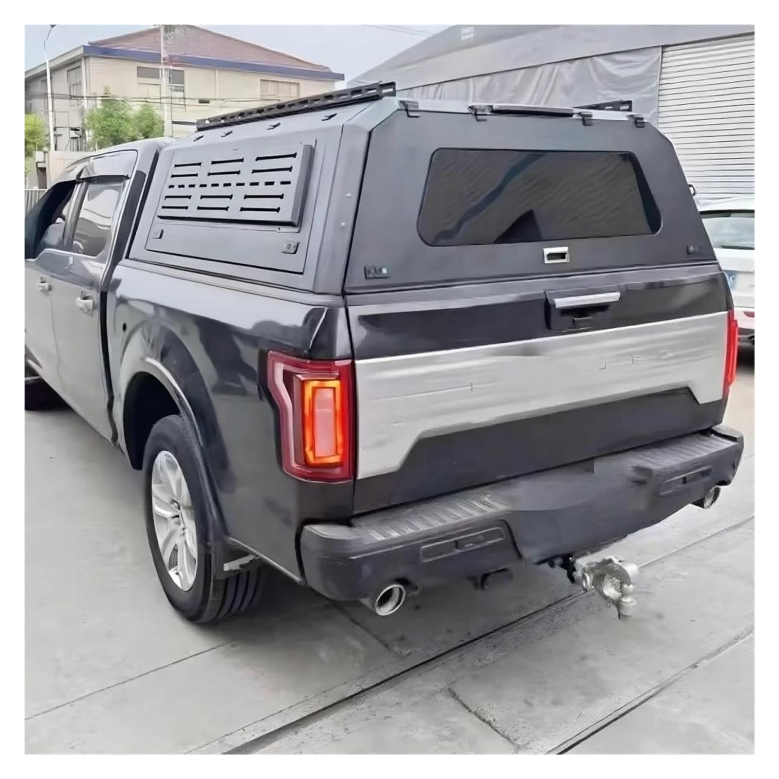 4x4 Pickup Hardtop Aluminiowa pokrywa skrzyni ładunkowej Ciężarówka Kamper Zadaszenie Box Topper Kompatybilny z Tacoma 5FT 6FT 2005-2024 Shark 6