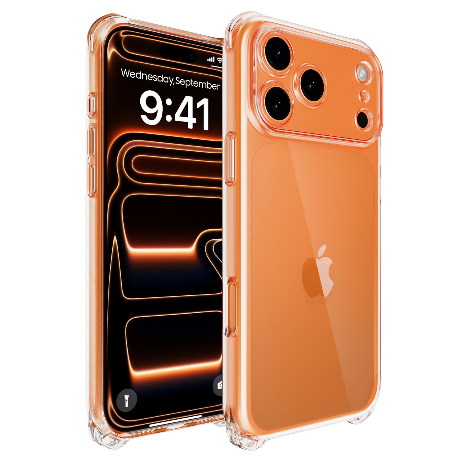 TiMOVO Clear Case for iPhone 17 Pro Max 2025 Anti-Scratch Shockproof Protective Bumper Cover for iPhone 17 Pro
