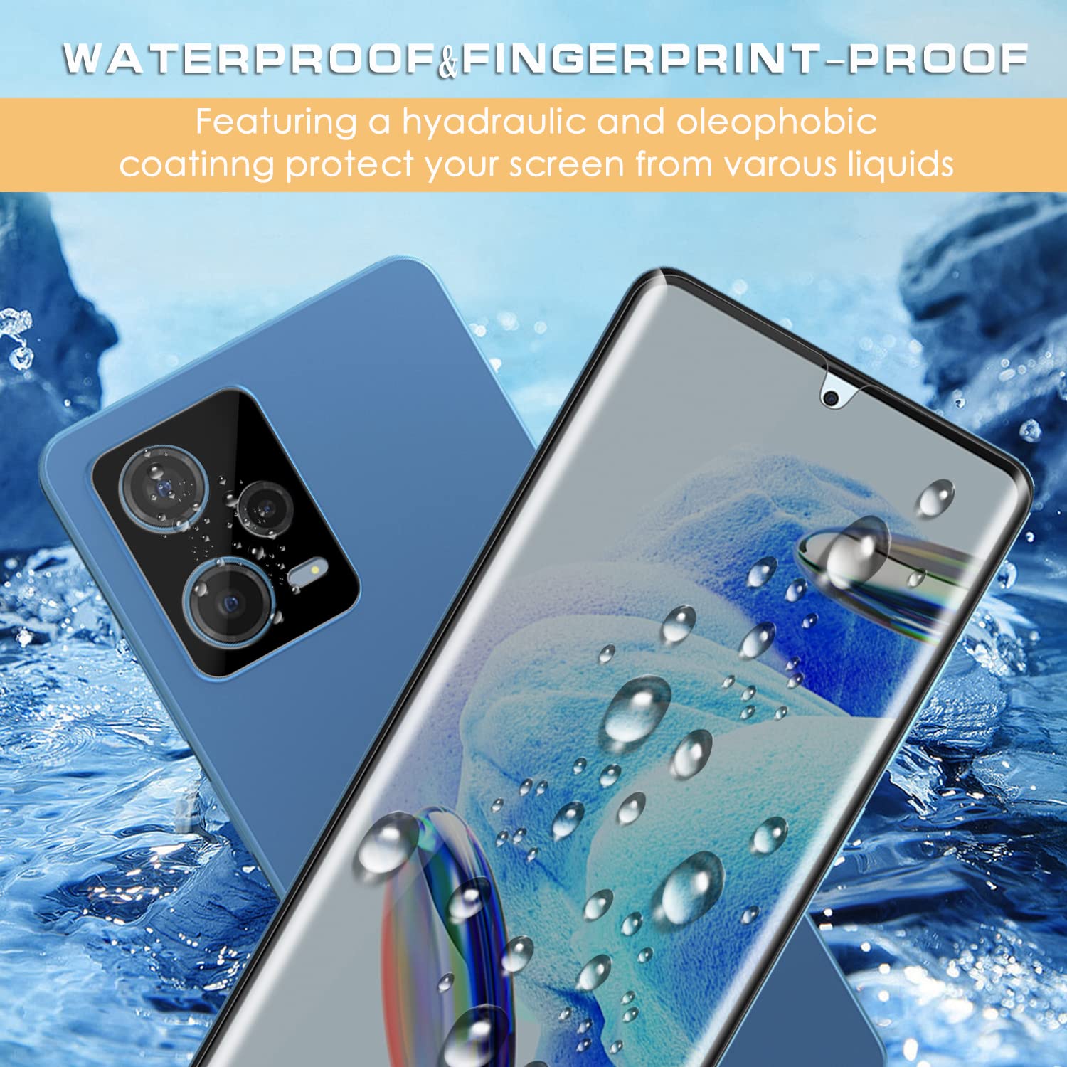 Pellicola Vetro Temperato Per Xiaomi Redmi Note 12 Pro 4G – Kit 2+2 Con Protezione Fotocamera – Anti Graffio 9H - 3