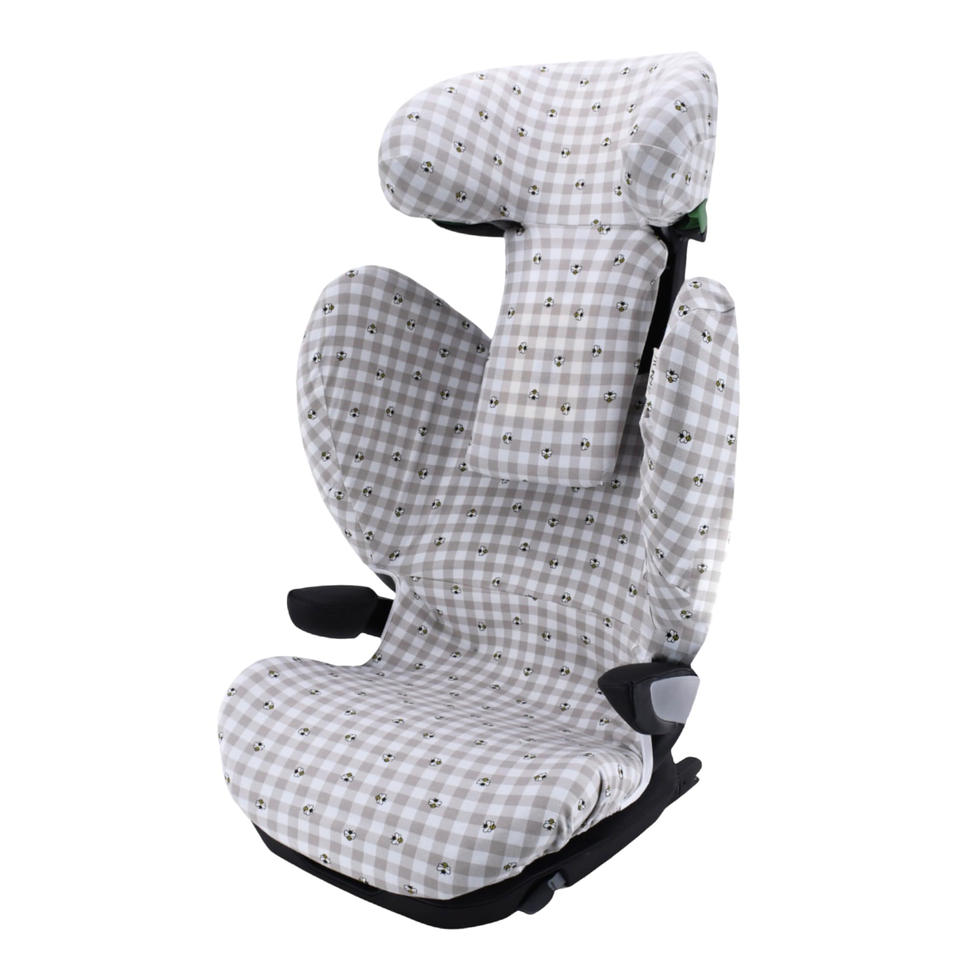 JYOKO Funda de Algodón Orgánico para Silla de Coche Compatible con Avionaut MAX Space – Transpirable, Suave y Lavable – Protección y Confort para Bebé (Estampado Picnic Vichy)