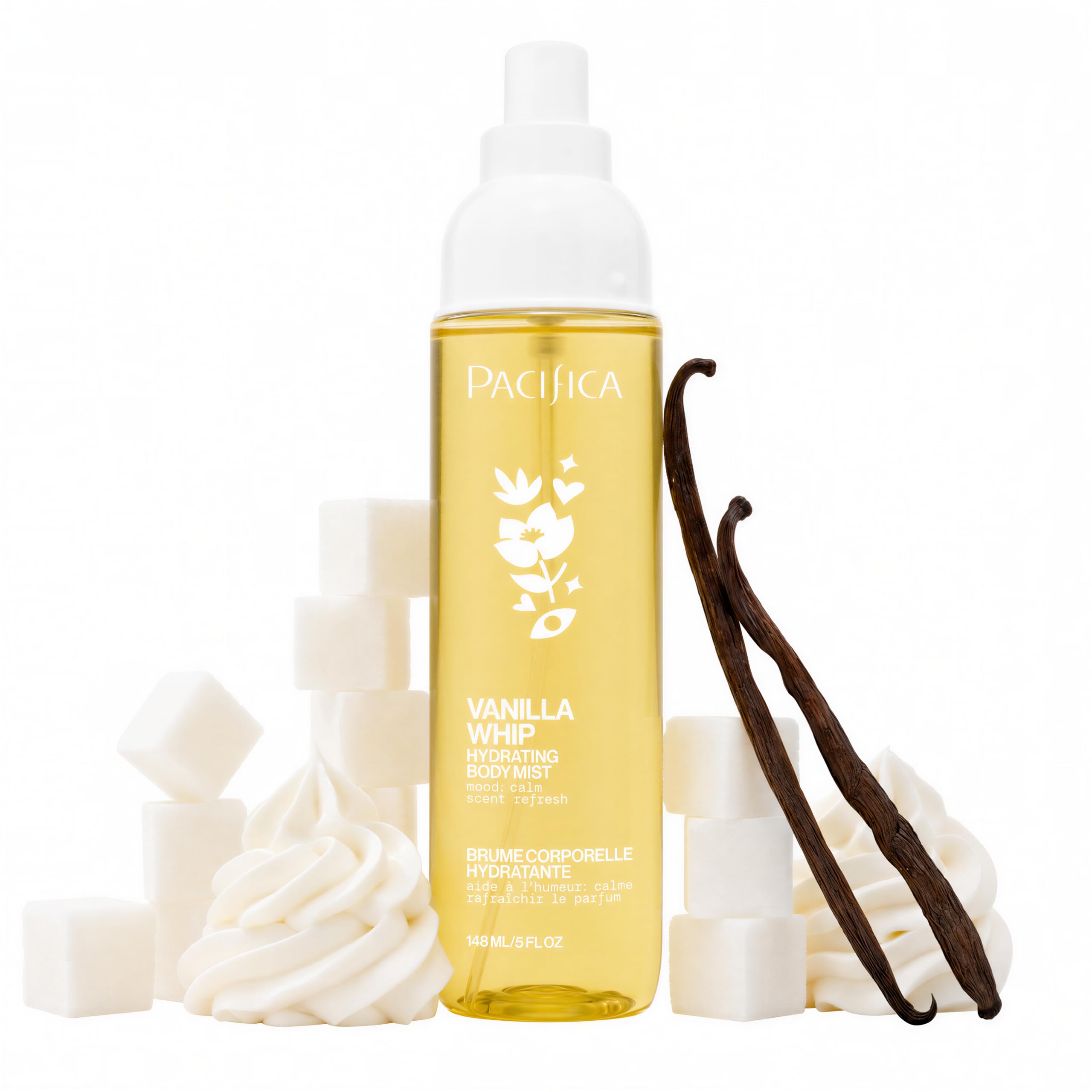 Amazon.com : Pacifica Vanilla Whip Body Mist for Women; Sweet