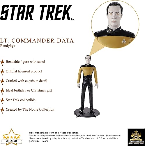 Miniatura 2 de BendyFigs Datos de Star Trek de la colección Noble