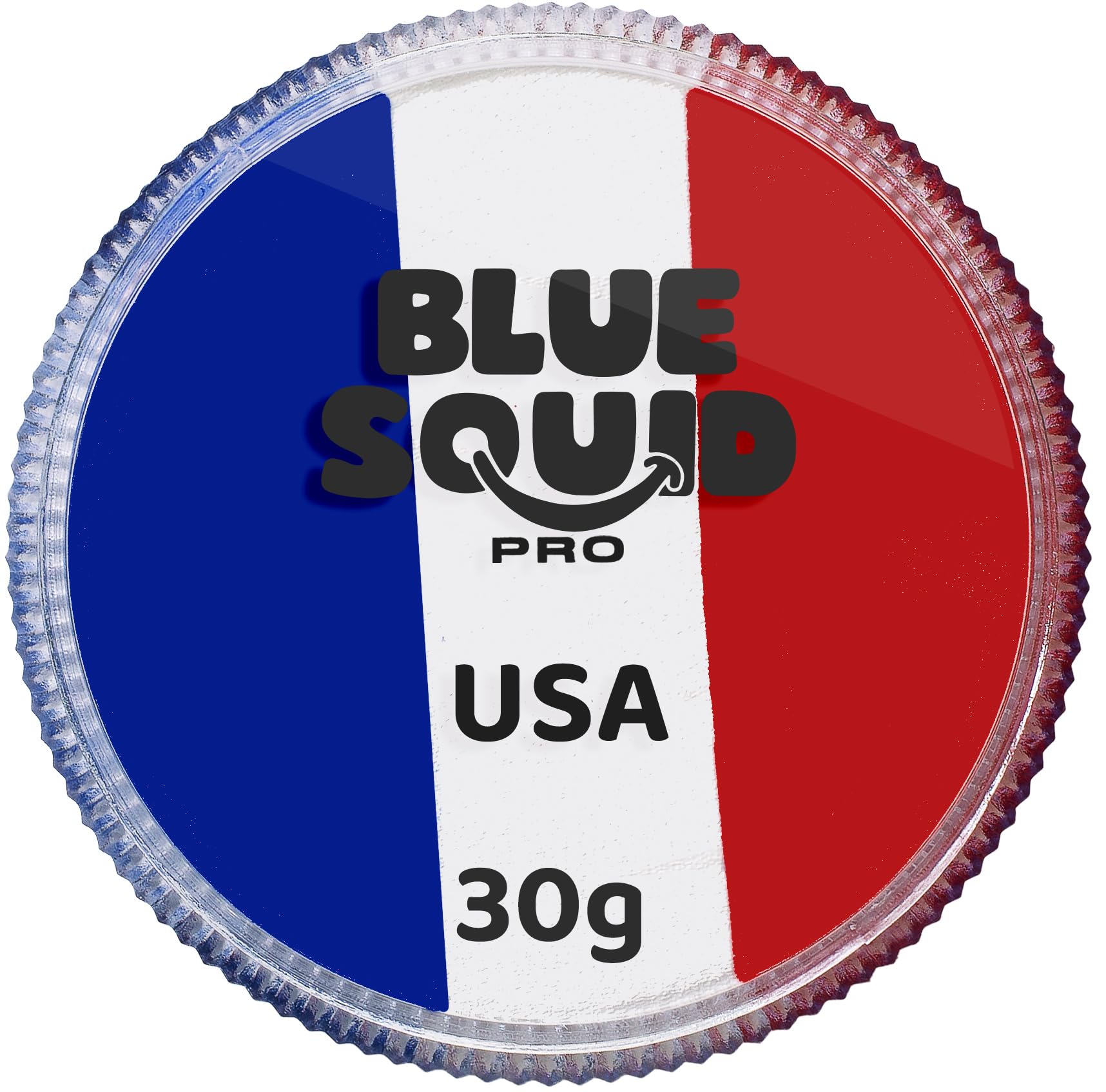 Blue Squid Face Paint Water Based Single Cake Professional Face & Body Paint - Water Activated, Kids Adults Face Painting for Costume, Halloween