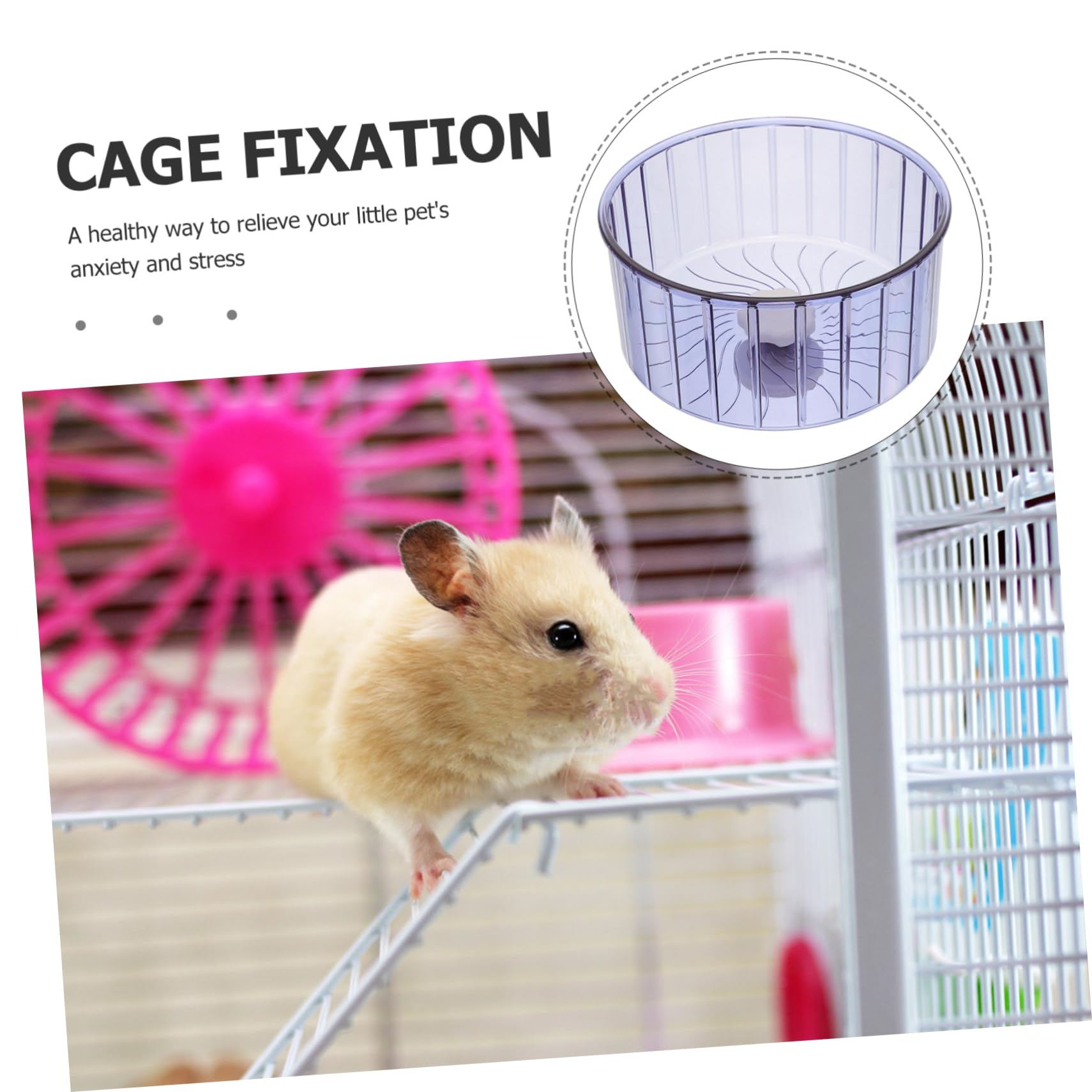 BESPORTBLE 4stücke Leises Hamster-laufrad Aus Kunststoff Einstellbares Übungsrad Für Kleine Haustiere Für Hamster Mäuse Und Igel Sorgt Für Interaktiven Spielspaß Und Bewegung