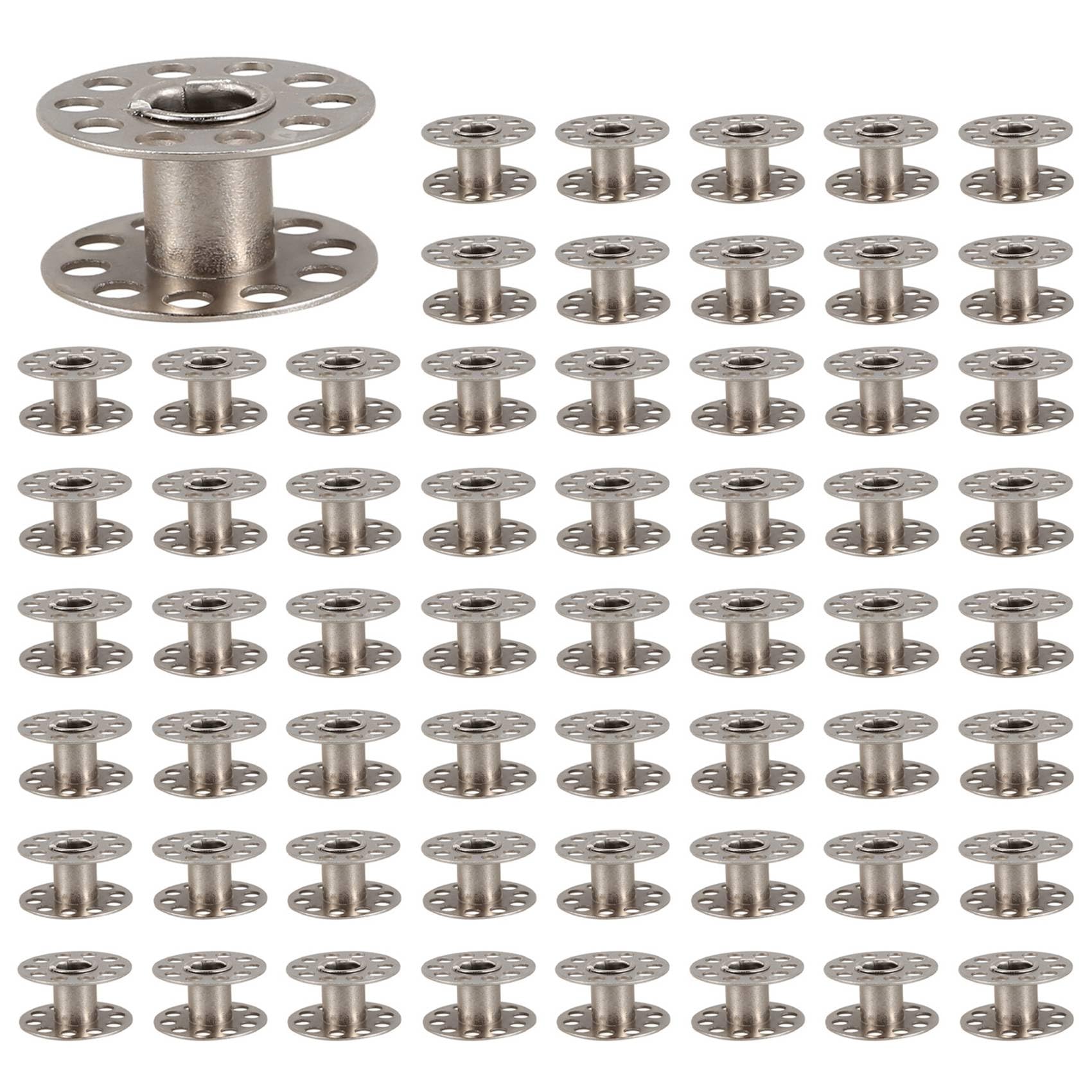 Vjsujehgy New 160pcs Sewing Machine Bobbins Stainless for Household Singer 15 Class