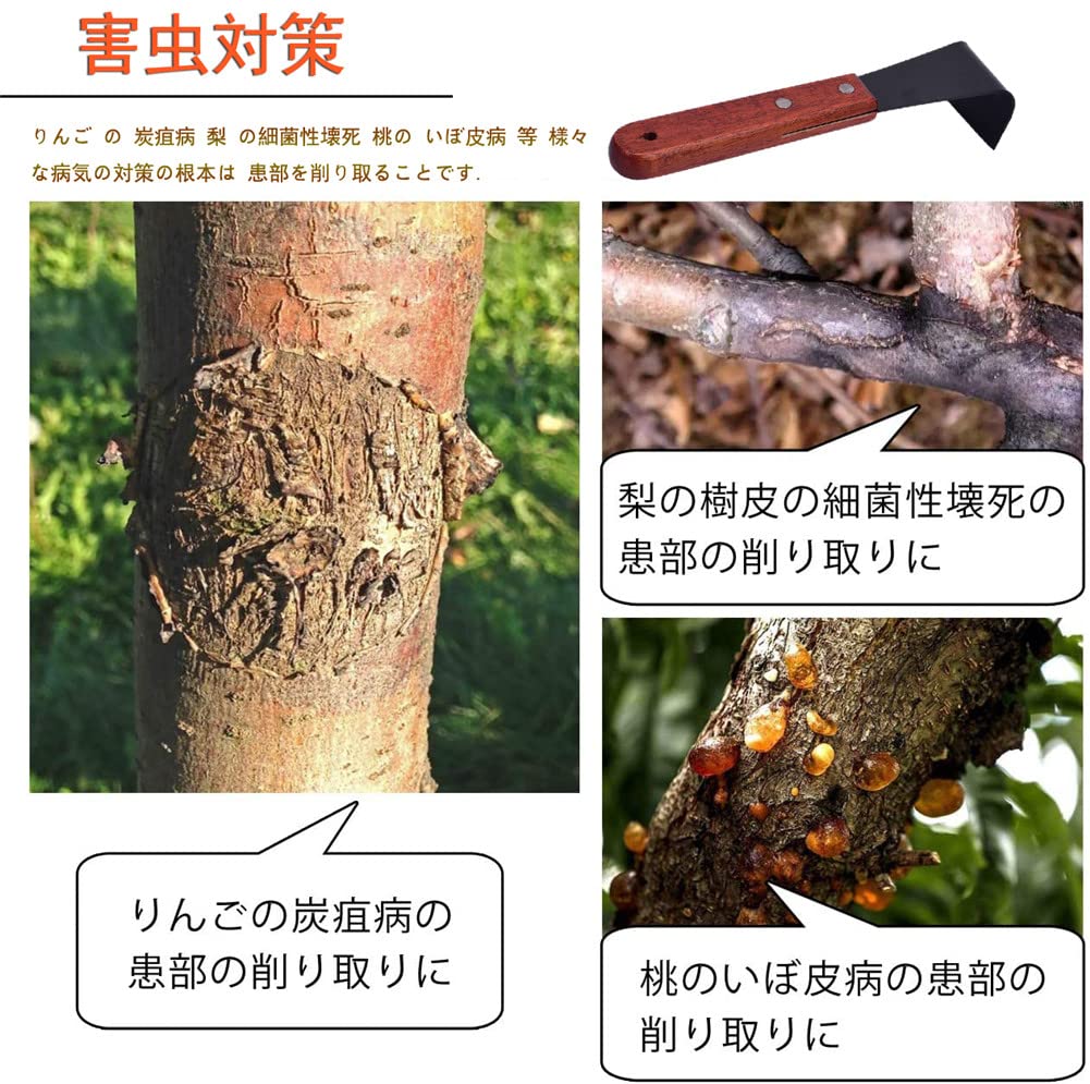 Amazon | 木の皮 削り 木の皮むき器 粗皮 荒皮 樹皮 そひ 剥ぎ 樹皮