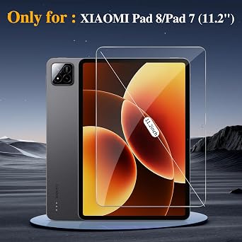 Screen Protector for Xiaomi Pad 8 / Pad 8 Pro/Xiaomi Pad 7 / Pad 7 Pro 11.2 Inch Tempered Glass Screen Protector, Pack of 2
