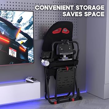DIWANGUS Foldable Racing Simulator Cockpit for Logitech Thrustmaster MOZA